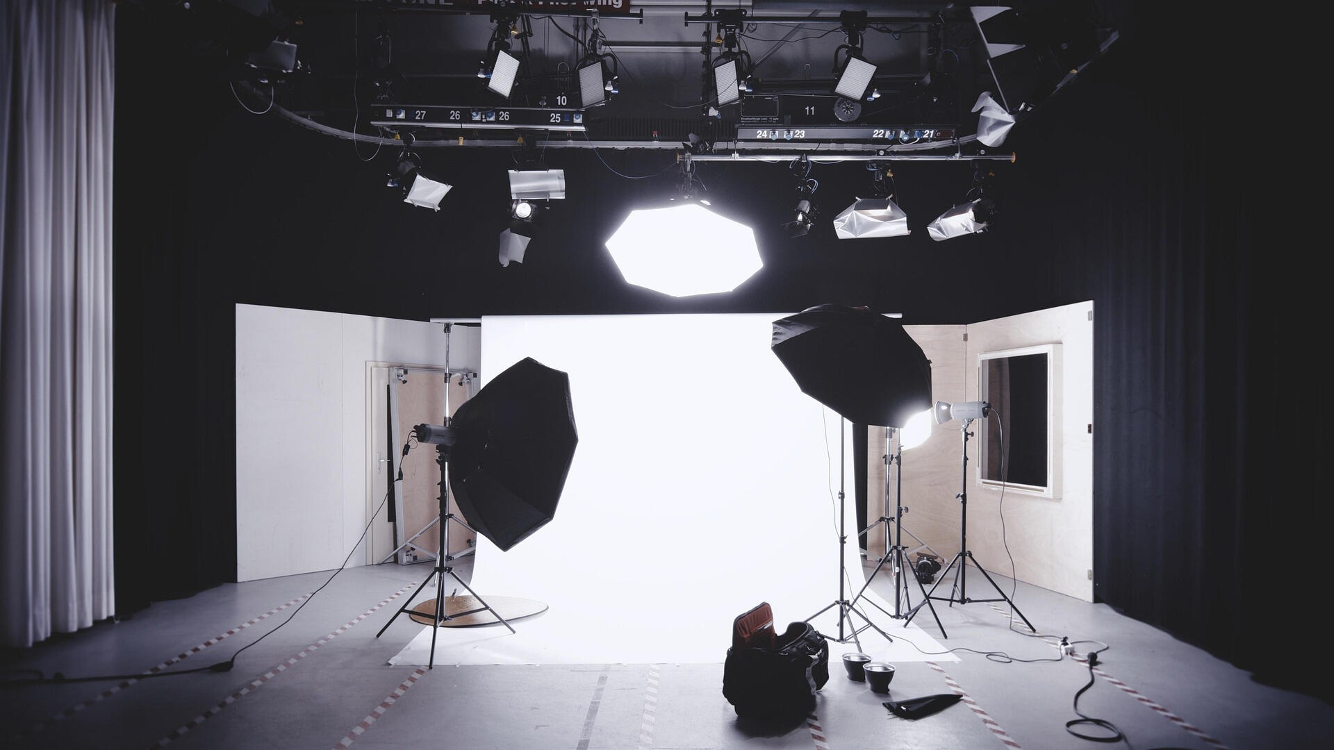 Foto Studio Foto- und Videoequipment in einem Fotostudio